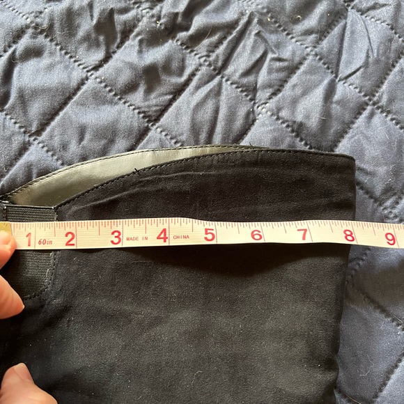 Faux suede wedge boot, slight lift - Picture 2 of 4